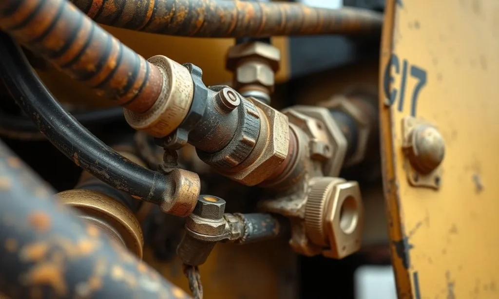 Монтаж навесного оборудования с гидролиниями НАЕКС на экскаватор JCB