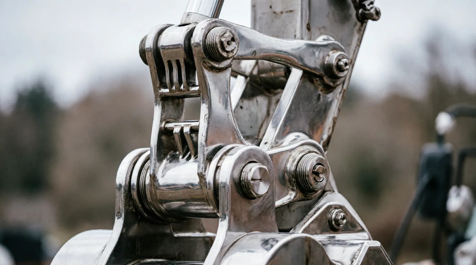 Профессиональный монтаж навесного оборудования с гидролиниями НАЕКС на экскаватор Hyundai